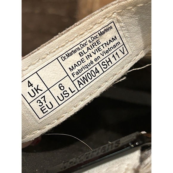 Dr.‎ Martens Doc Blaire Sandals Womens Size 6 White Leather Strappy Gladiator - Picture 9 of 9